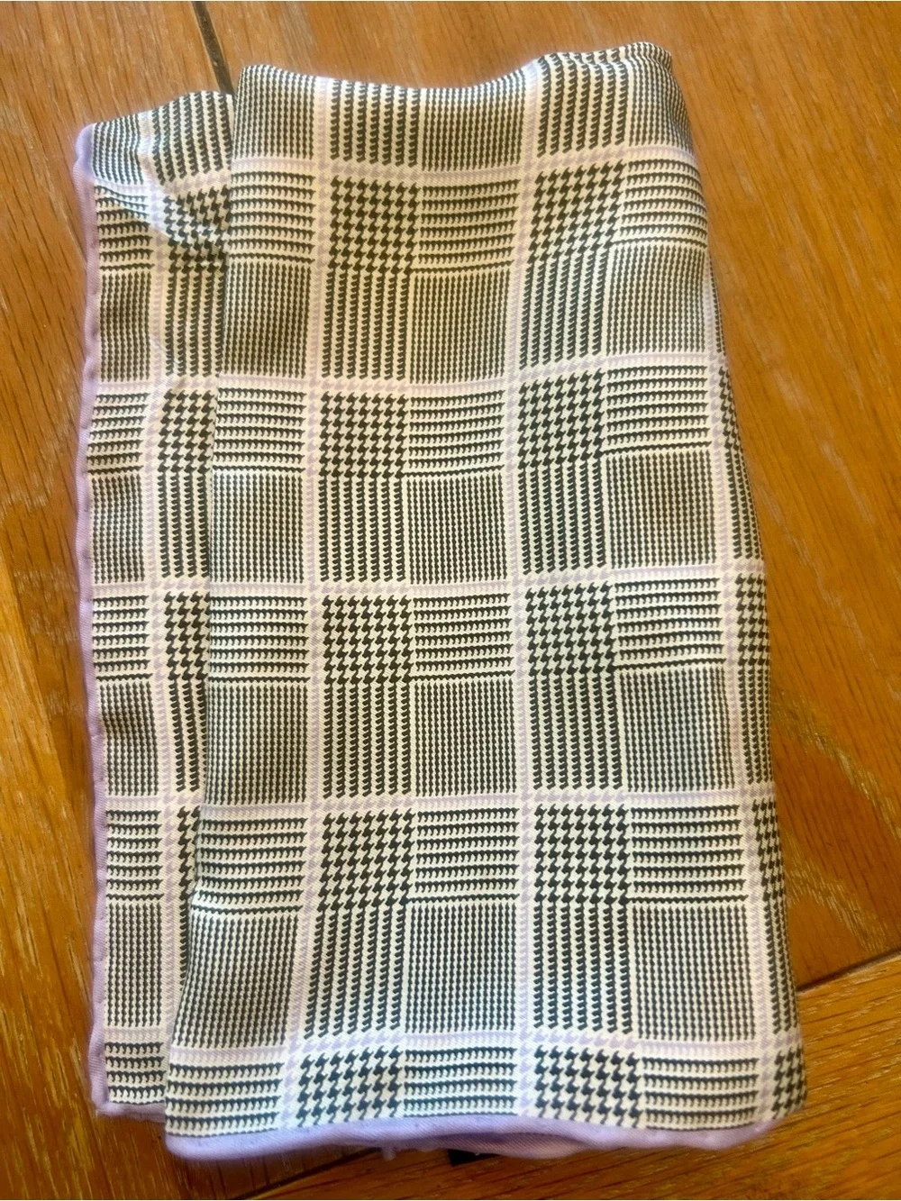 Vintage 100% Silk Pocket Square Hair Scarf Purse Scarf